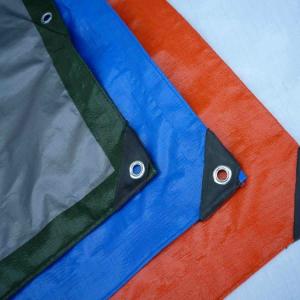 Quality Waterproof PE Tarpaulin Sheet / Polyethylene Sheet Roll Ground Cover for sale