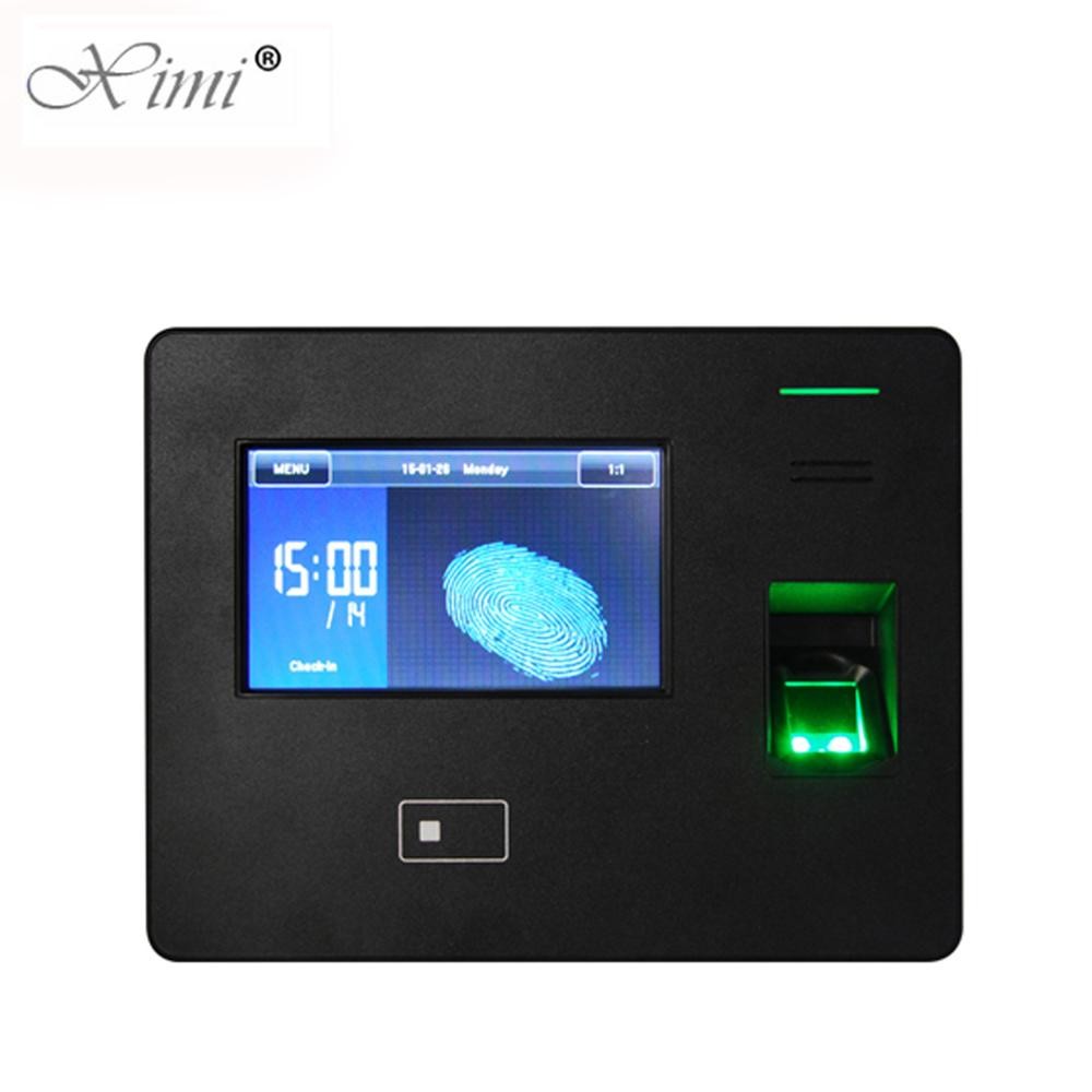 ZKteco CS600 Biometric Fingerprint Time Attendance Machine With TCP/IP WIFI Biometric Time Recording