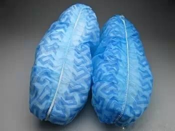 Quality SPP Disposable Shoe Covers In Blue , Waterproof Disposable Boot Covers for sale