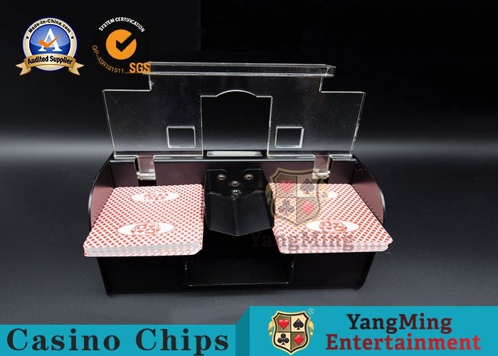 Casino Exclusive Deluxe Automatic 2 Deck Playing Card Shuffler Double Deluxe