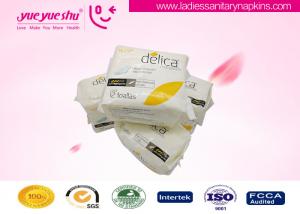 Quality Super Absorbency Organic Cotton Sanitary Napkin 240mm Day Use With Negative Ion for sale