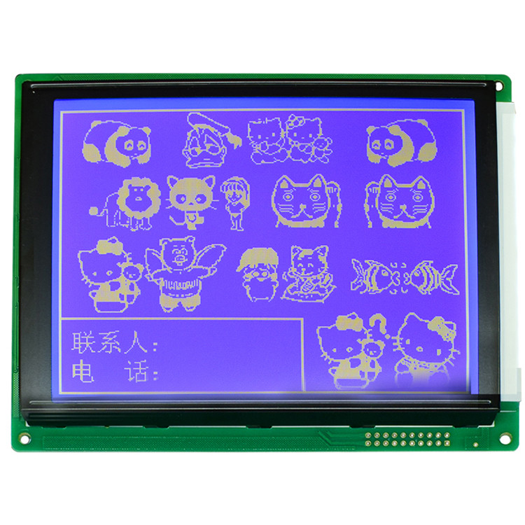 Dot Matrix Type Graphic LCD Module COB Bonding Mode For Communication Equipment