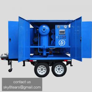 Quality Assen ZYD-M double stage mobile transformer oil purification machine, insulating oil clean for sale