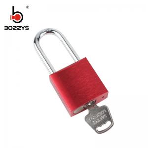 China High Strength Paint Safety Lockout Locks , Red Safety Padlocks With Master Key on sale