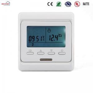 China Temperature Control Underfloor Water Heating Room Thermostat Wired 7 Day Programmable on sale