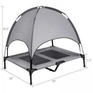 Quality Cooling 80kg Large Dog Tent Bed SGS Folding Camping Dog Bed for sale