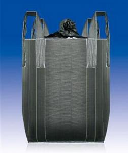 China Coal Tar Pitch Lumps 2200LBS Jumbo Bags With Cross Corner Or Corner Loops on sale