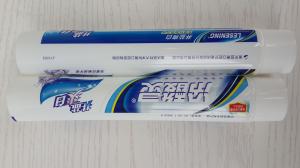 Quality 210g large Diameter Toothpaste Tube Plastic laminated Packaging with Transparent window for sale