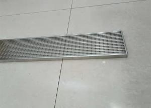 China Food Grade 316 Stainless Steel Grating Channel Drain Wedge Wire on sale