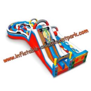 China Colorful Round Combo Obstacle Course Bounce House For Rental on sale