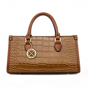 Quality PU Women Fashion Handbag Crocodile Pattern Handbag Retro Pillow Type for sale