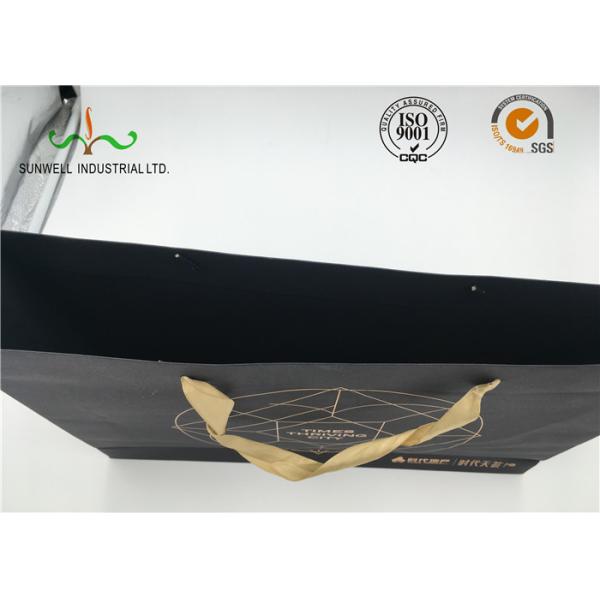 Hand Length Handle Cardboard Shopping Bags Industrial Use FSC Certified