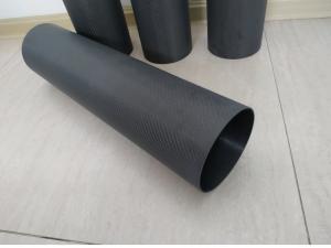 Quality high stiff 3K twill sanded carbon fiber circular tube carbon fibre  tubing for sale
