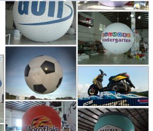 China 0.18mm PVC Giant Inflatable Balloon Hot Air Balloon For Advertising on sale