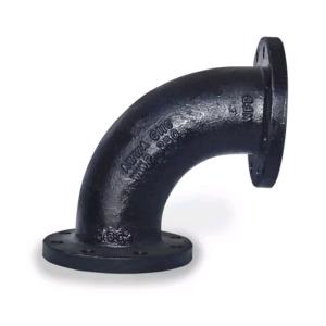 Quality GGG50 Cast Iron Flanged Fittings Long Radius 90 Degree Steel Pipe Elbow for sale