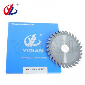 Quality 104x3.0 - 2.0x22x30T Saw Spare Parts End Cutting TCT Circular Saw Blade For Edgebander for sale