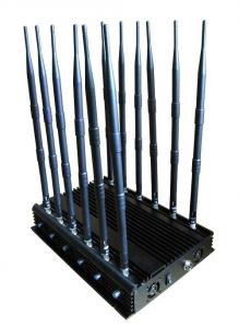 Quality Hotsale All bands cell phone jammer with 12 long omnidirectional antennas for sale
