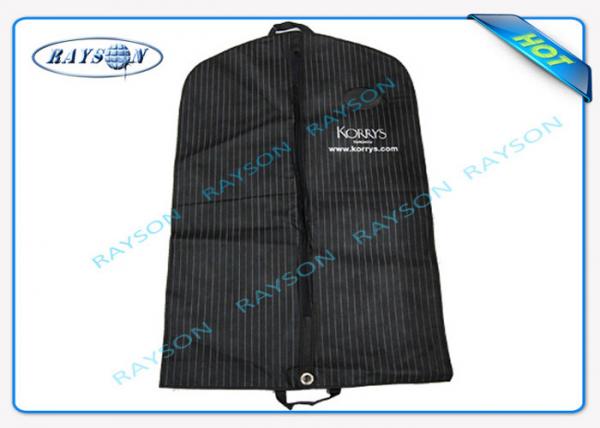 Buy Eco Friendly Fold Down Non Woven Fabric Bags Zipper Garment Bags Recyclable at wholesale prices