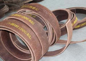 Quality Water Resistance Brake Roll Lining , Brown Brake Shoe Lining Kit for sale