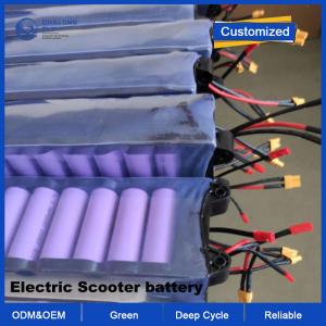 China OEM ODM LiFePO4 lithium battery pack Electric Scooter battery China Manufacturer 48V 36V 24V with different capacity on sale