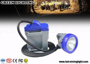 Quality 10000 Lux cree led explosion proof cable cord carbide lamp rechargeable IP68 water proof for sale