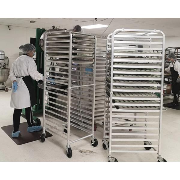 Customized Size Stainless Steel Rack Trolley For Drying Baking