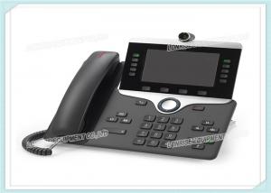 China 5 High Resolution CP-8845-K9 Cisco IP Video Phone 8800 WVGA Voice Mail CE Standard on sale