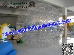 Quality Adults Grass Inflatable Zorb Ball , Inflatable Grass Zorb Ball  2.8m x 1.8m for sale