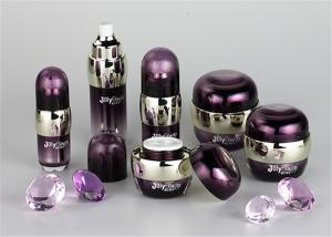 Show off the top of the top of the purple metal Empty Makeup Containers