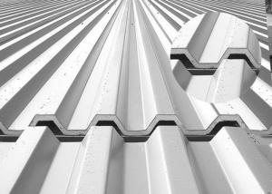 Quality 0.5 Mm Aluminum Sheet Metal Roofing , Antirust Corrugated Aluminum Sheet  for sale