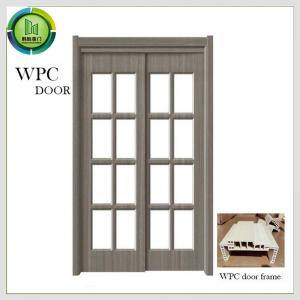 Quality Interior WPC Sliding Door Doors Fire Resistant Outward open Direction Kitchen Use for sale