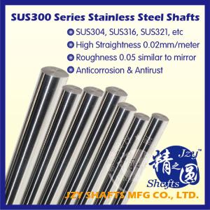 Buy cheap sus316 stainless steel shafts g6 h6 standard round shafts roughness 0.05 similar from wholesalers
