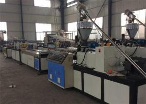 Quality Fully Automatic WPC Profile Production Line , WPC Decking Profile Making Machine for sale
