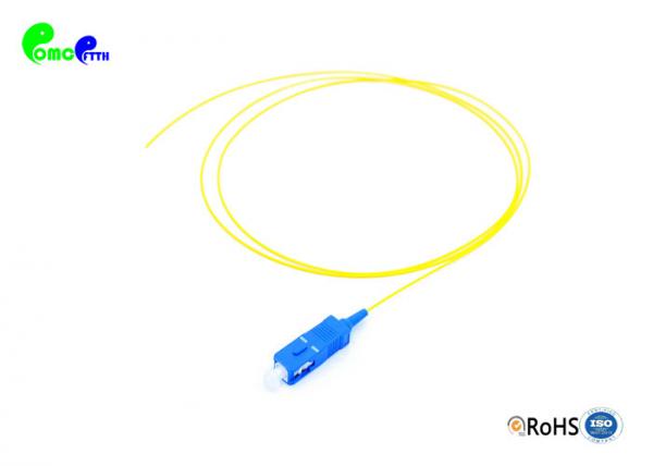 Buy SC Fibre Optic Pigtail 0.9mm G657A1 9 / 125μm Single Mode Jacket Material Loose buffer easy to strip 2m LSZH at wholesale prices