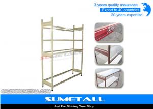 Quality Metal Multipurpose Long Span Shelving With Wire Decking / Chipboard Shelf for sale