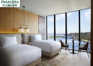 China Ritz Hotel King / Double Room Suites Oak Veneer Furniture Sets 3-5 Star Standard on sale
