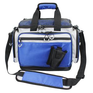 Quality Saltwater Resistant Fishing Tackle Bags Blue Fishing Tackle Storage Bags for sale