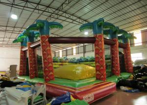 Quality Inflatable soft moutain sport game inflatable jumping hill with safety net for sale
