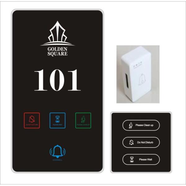 Customized Hotel Doorplate Switch With DND Switch Light Touch Switch For Hotels