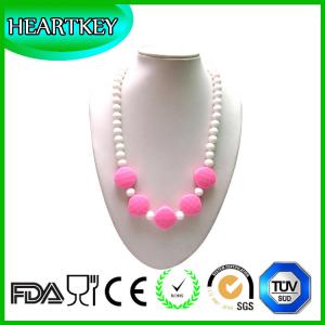 Quality baby gift silicone teether safe for baby silicone necklace for sale