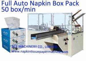 China Automatic Tissue Paper Box Sealing Machine on sale