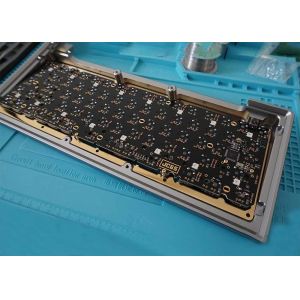 10.0mm Custom Keyboard PCB Hoz Multilayer PCB Assembly Matt Green
