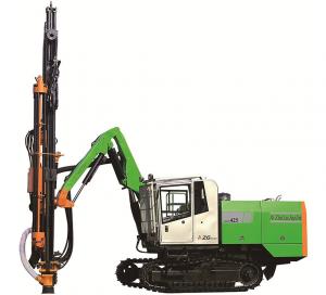 China Open Cast Mining Borehole Drilling Rig , Stone Quarry Dth Borewell Machine on sale