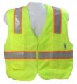 Quality Custom Class 2 Reflective Safety Vests with Pockets for sale