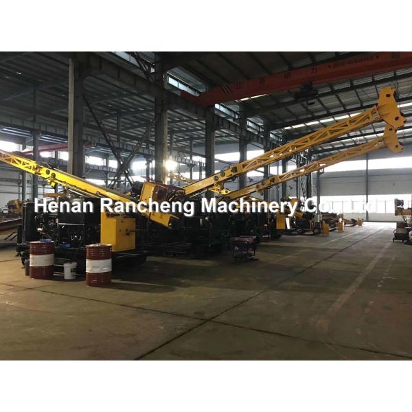 680m - 1500m Depth Core Drilling Rig 195HP Diesel Engine Crawler Mounted Drill Machine
