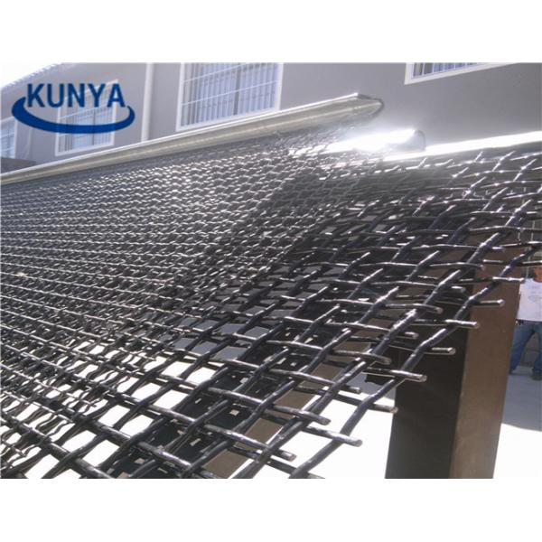 2m Rock Square Wire Panels Mining Screen Mesh Mn65 Stainless Steel