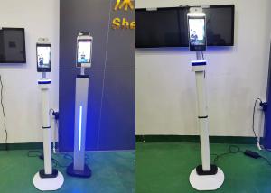 Quality 8&quot; 10&quot; LCD Screen MIPS management software Thermal Scanner face recognition access control system safe temp. kiosk for sale