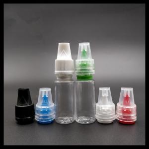 China TPD 10ML PET E Cig E Liquid Plastic Dropper Bottles Triangle Blind Standard on sale