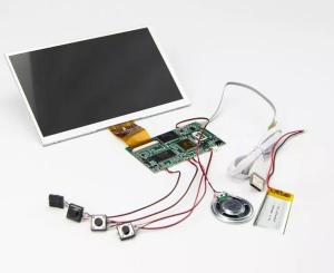 Quality Custom TFT LCD video module with PCBA and battery for build up custom video display for sale