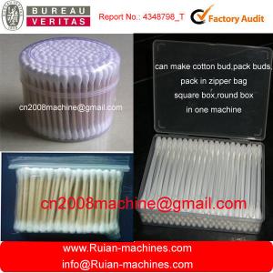 Quality Full automatic Cotton swab making machine with drying,packing in one machine for sale